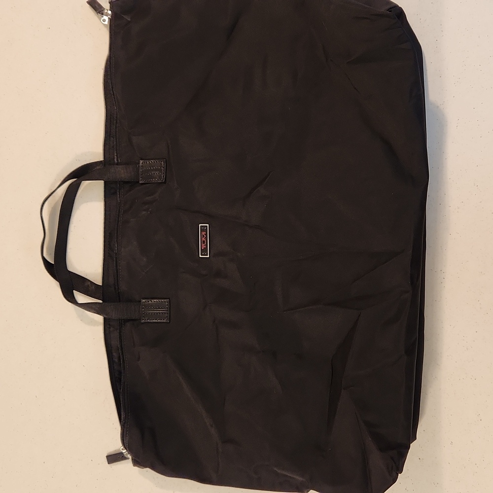 Tumi Black Nylon Tote Bag